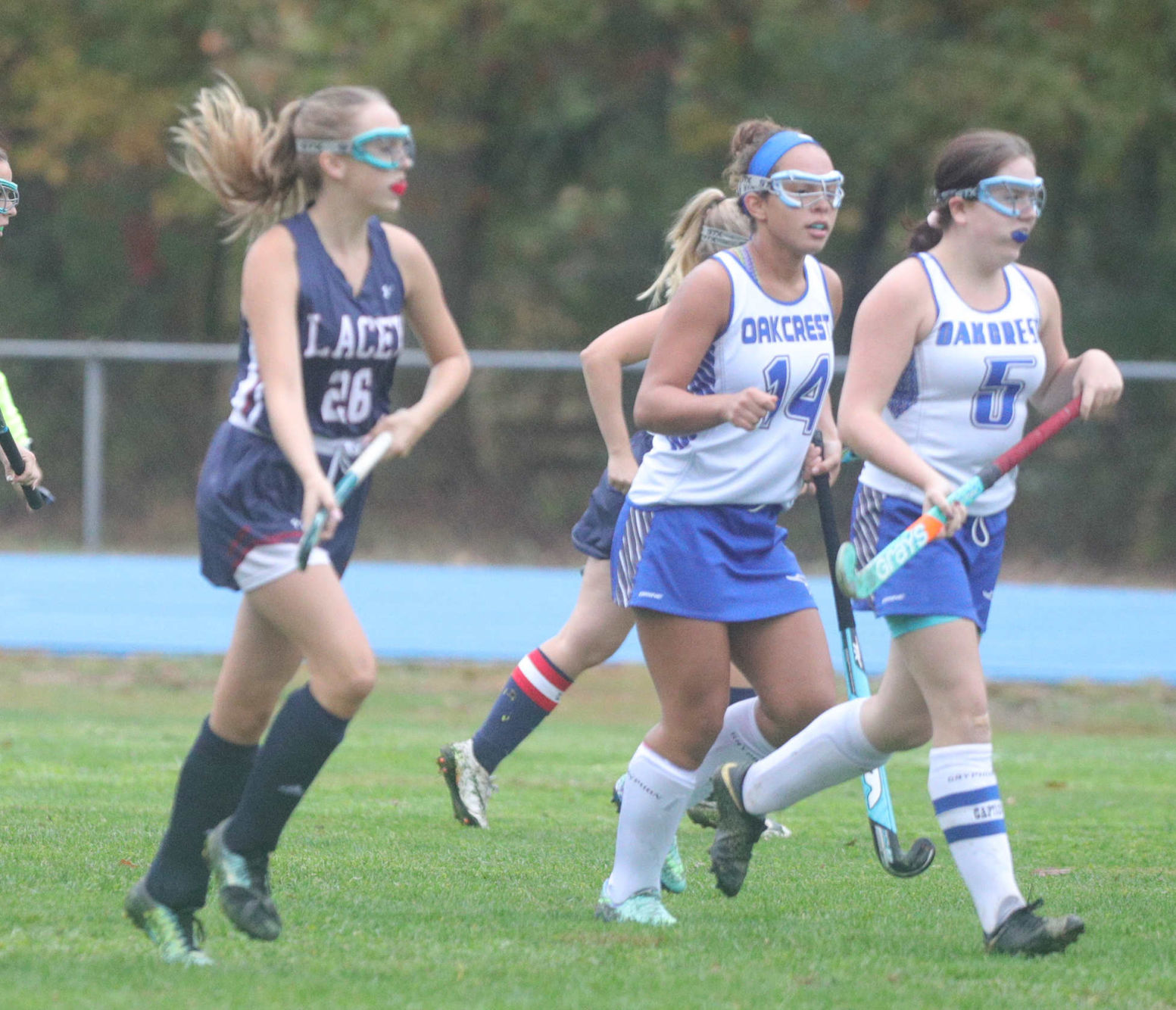Lacey vs Oakcrest Field Hockey game